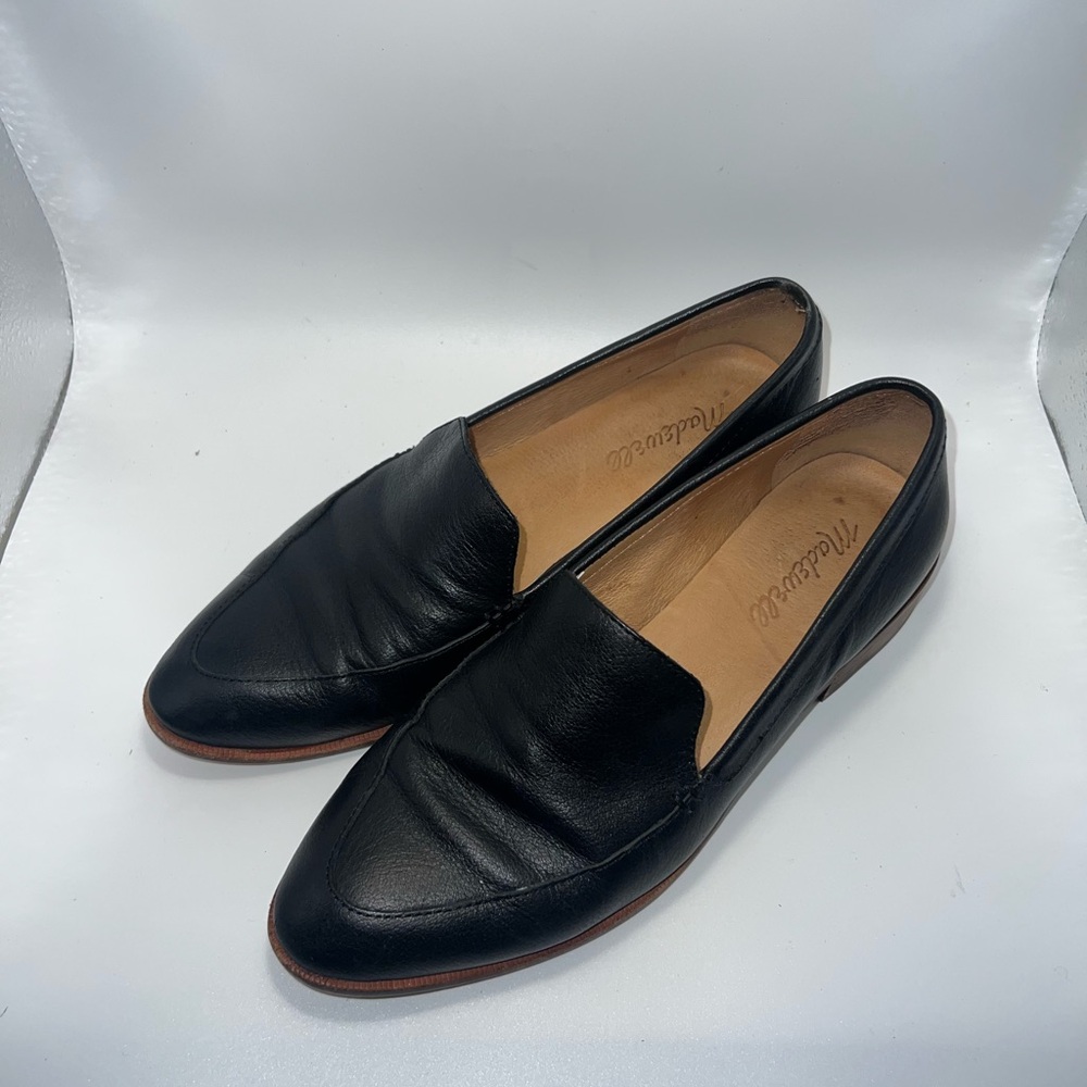 Madewell Black Leather Loafers